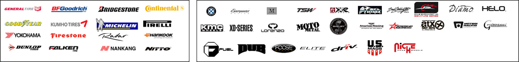 Tire and wheel brands